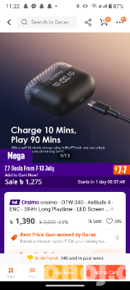 Oraimo - OTW-340-Airbuds 4